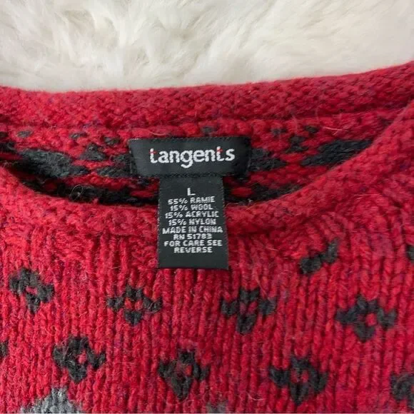 VINTAGE TANGENTS wool blend sweater - Picture 3 of 3
